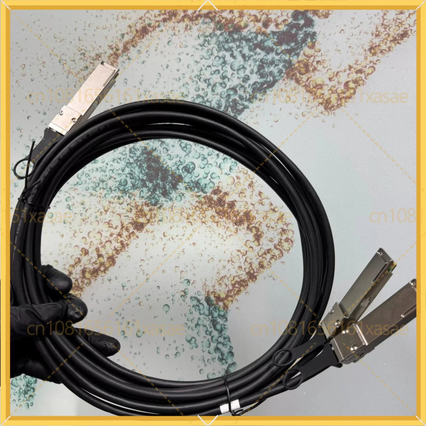For QSFP28 100G To 2x50G Breakout DAC Cable 3.5M Twinax High Speed Data Center Fanout Interconnect Wire