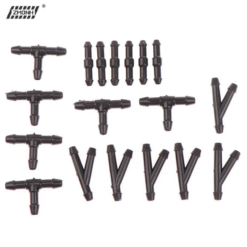 

[H]18pcs Car Wiper T Y I Type Windshield Washer Pipe Water Hose Tube Joint Car Accessories