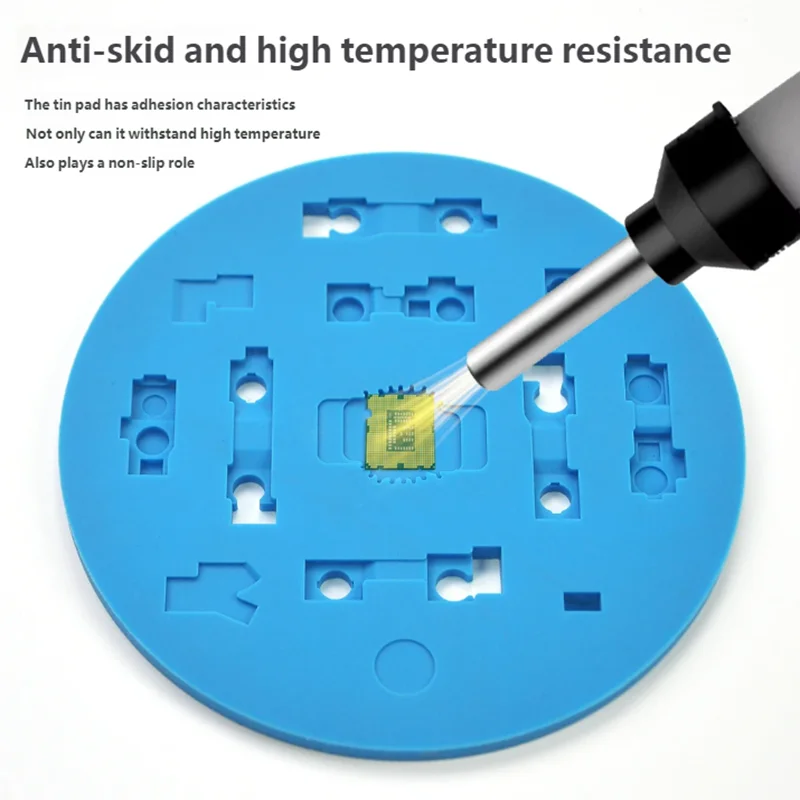 TE-707 Silicone Soldering Mat Phone Repair Maintenance Working Platform Pad High Temperature Resistant Silicone Insulation Pad