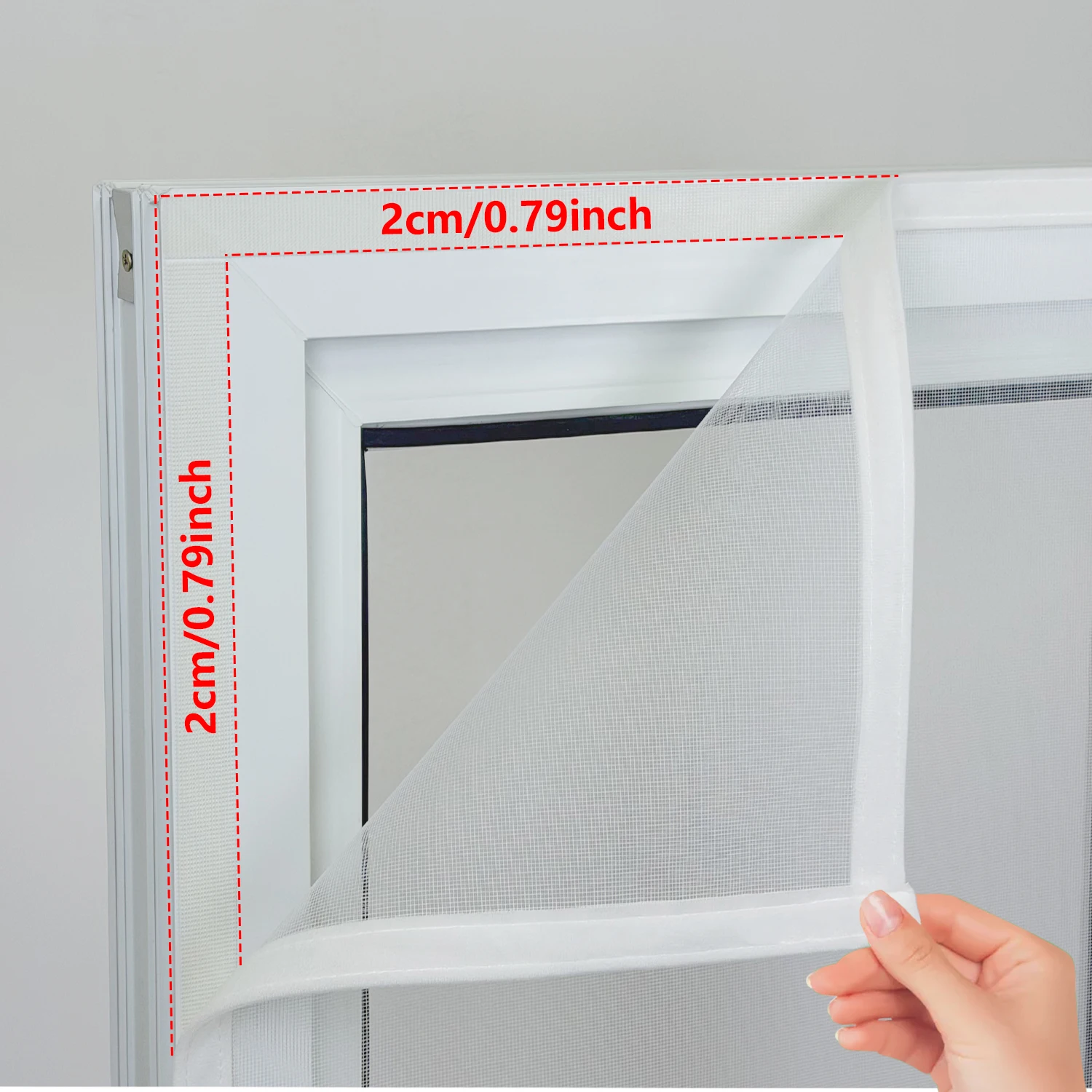 

Summer mosquito nets, curtains and window treatments, mosquiteras para ventana，moustiquaire (white)