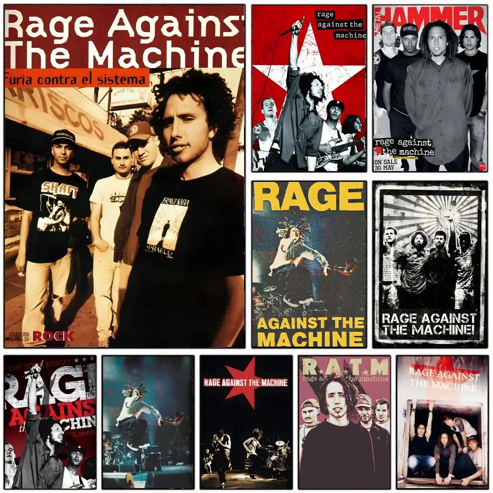 Metal Band Rage Against the Machine Poster Modern Home Decoration Interior Design & Contemporary Wall Art Collection