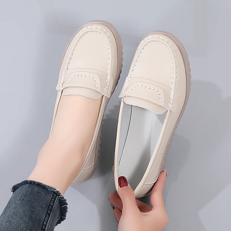 Large Size Soft Sole for Comfortable Leggings Mom's Shoes Casual Shoes Flat Shoes Lightweight Non-Slip Shoes Woman 2024 Trend