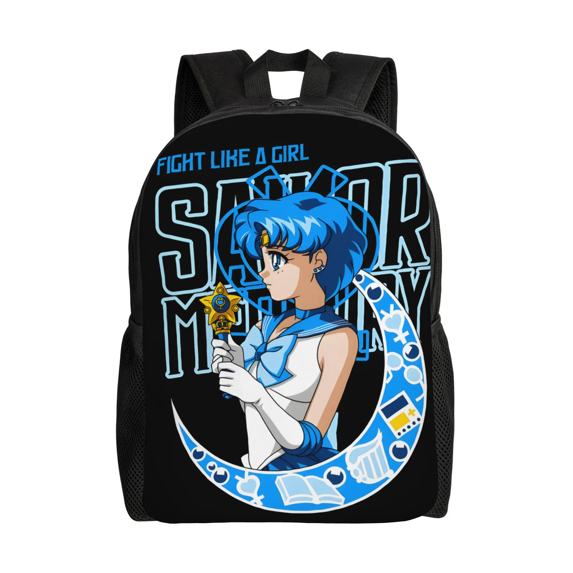 1Piece Backpack Sailor Mercury New School Year Handbag Camping  Sailor Moon Birthday Gift New Term Starts
