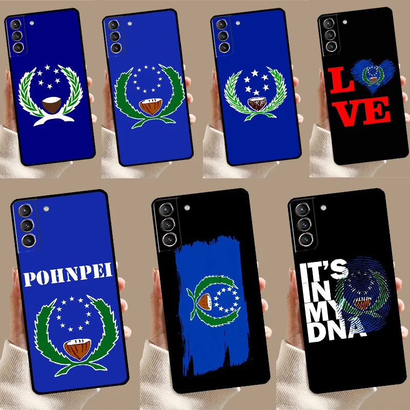 Чехол с флагом понпе для Samsung Galaxy S23 S24 Ultra S8 S9 S10 S22 Plus Note 10 20 Ultra S20 S21 FE