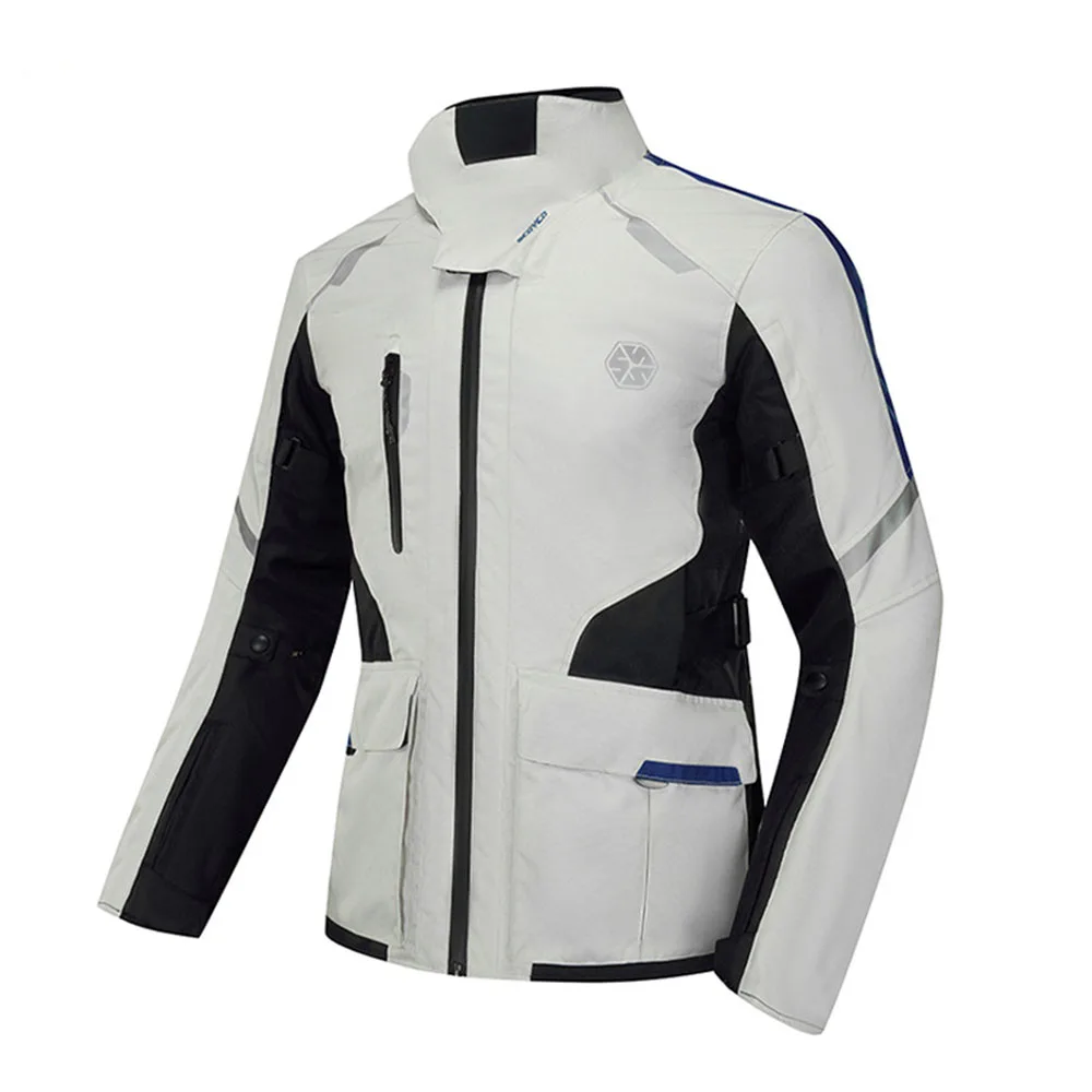 

Motorcyclist Jacket For Men Outdoor Moto Wearable Racing Jacket Breathable Motocross Protection Durable Riding Suit Safety Gear