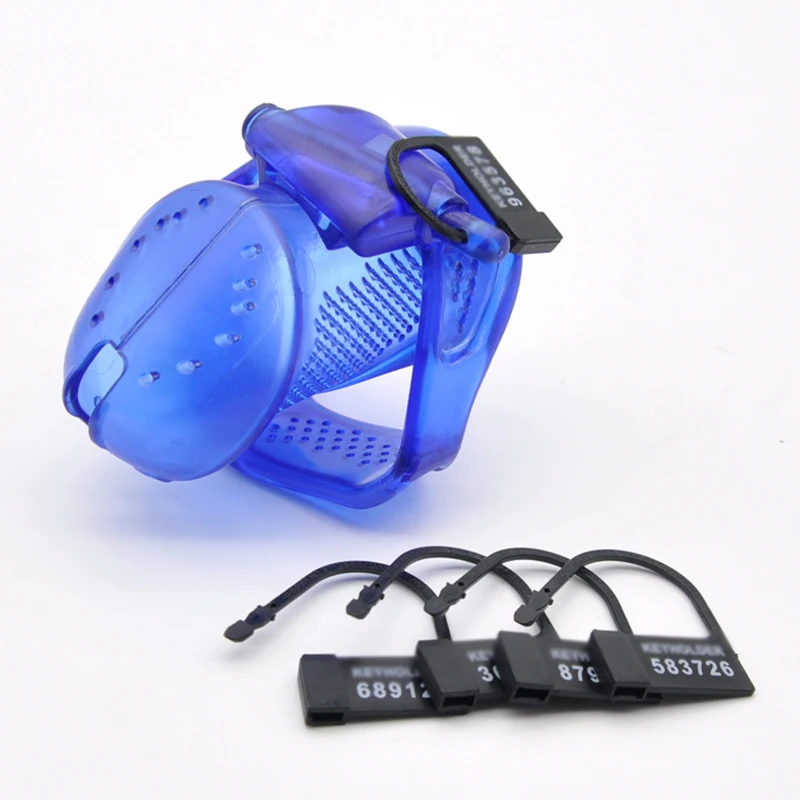 BLACKOUT Male New Design Chastity Device Plastic Lightweight Breathable Cock Cage Adult Belt Sex Toys With Code Lock