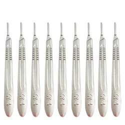 Scalpel Handle #3 # 4 Medical Instruments Stainless Steel Dental Surgical Knife Sign Craft Making Knife Blade Holder