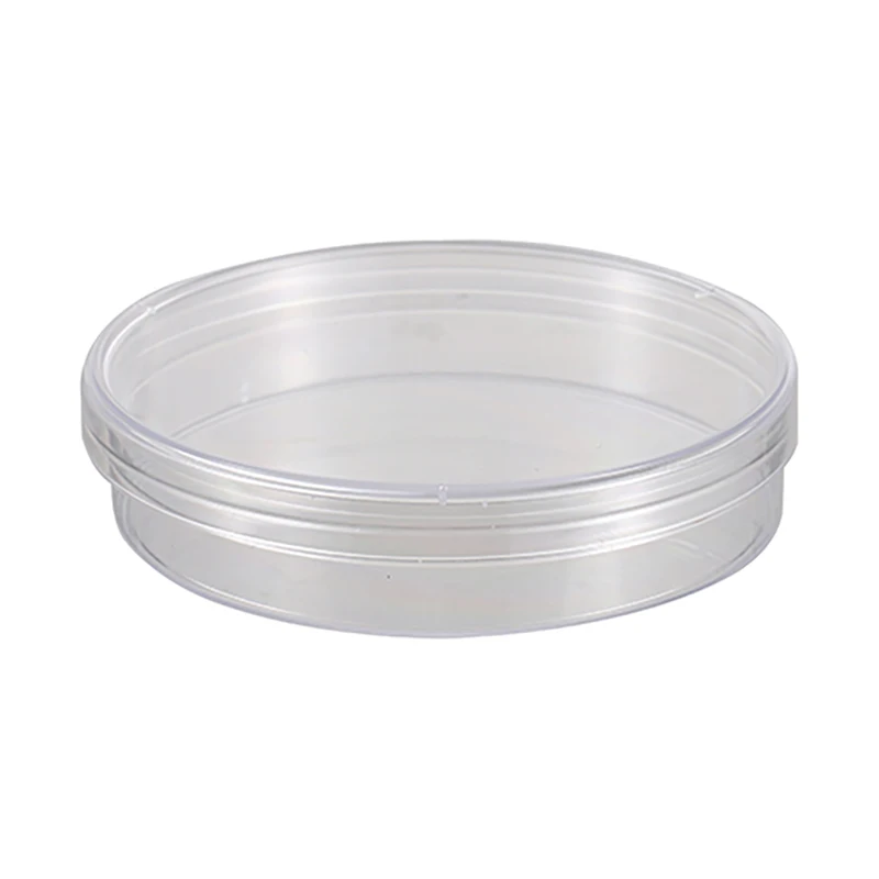 10Pcs/bag 70mm Plastic Sterile Petri Dishes Bacteria Culture Dish with Lids For Lab Plate Bacterial Yeast School Supplies Statio