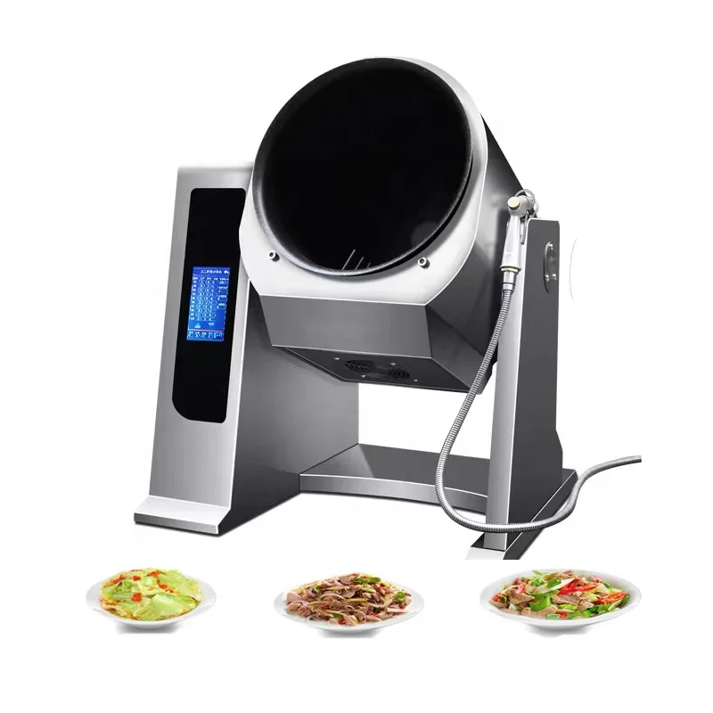 New Fashion Multi-gear Adjustment Wok Cooking Machine Fast Food 220V Cooking Robot For Food Kitchen