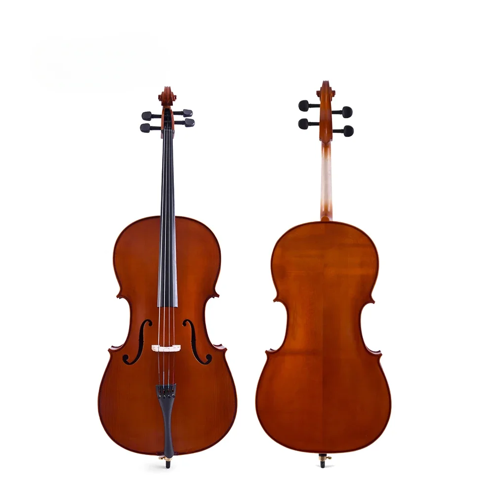 

Professional Handmade Solid Cellos 4/4 With Ebony Frog (CG107)