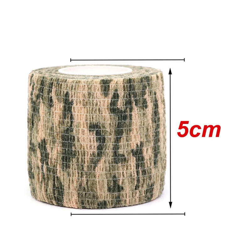 1/3/6 Pcs Self-adhesive Elastic Bandage Camouflage Outdoor Sports Bandage Decoration Hunting 4.5-meter Sports Protective Gear