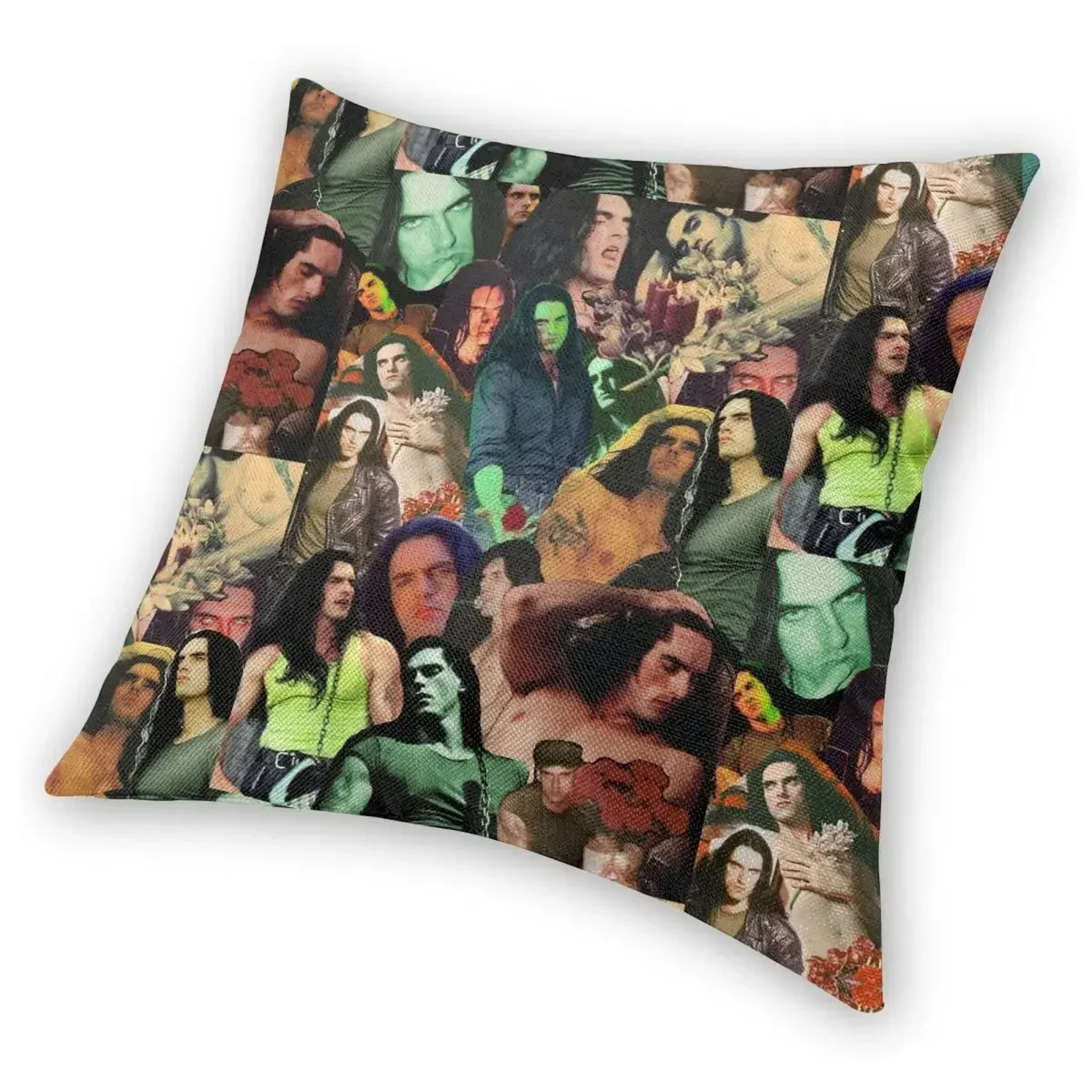 Type O Negative Peter Steele Dark Goth Square Pillowcase Polyester Zip Decor Throw Pillow Case Car Cushion Cover