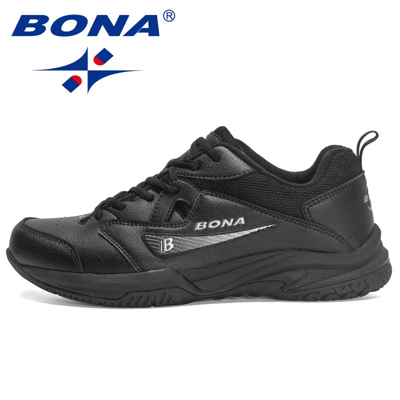 BONA 2022 nowi projektanci klasyka oddychające bieganie Sneaker męskie buty do tenisa antypoślizgowe buty do biegania Mansculino