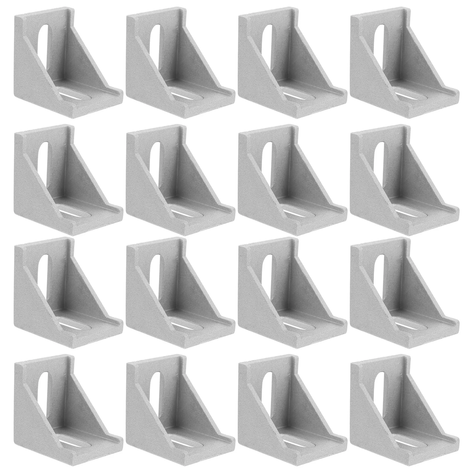 20 قطعة الألومنيوم الشخصي ركن بين قوسين 2020 سلسلة L قوس موصلات ل 90 درجة الألومنيوم النتوء الإطار الجمعية #2