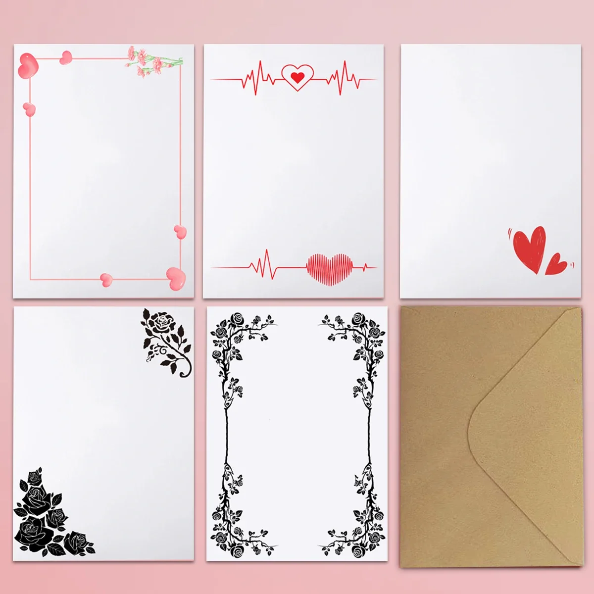 

DIY Custom envelopes letter, Valentine's Day letter customization, friend blessing letters,Company documents print,Mail a letter
