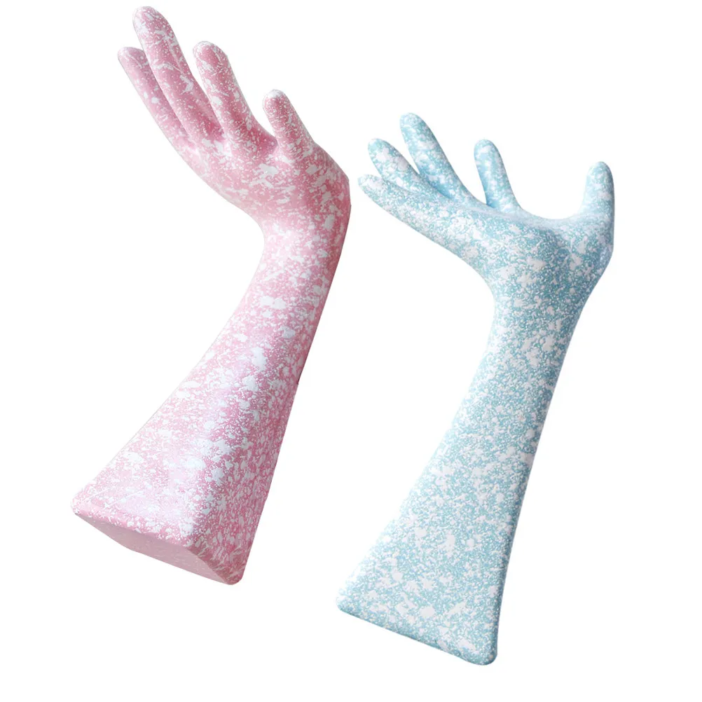 2Pcs Mannequin Hand Jewelry Display Holder Resin Hand Ring Organizer Bracelet Ring Holder Desktop Tabletop Decorative Jewelry