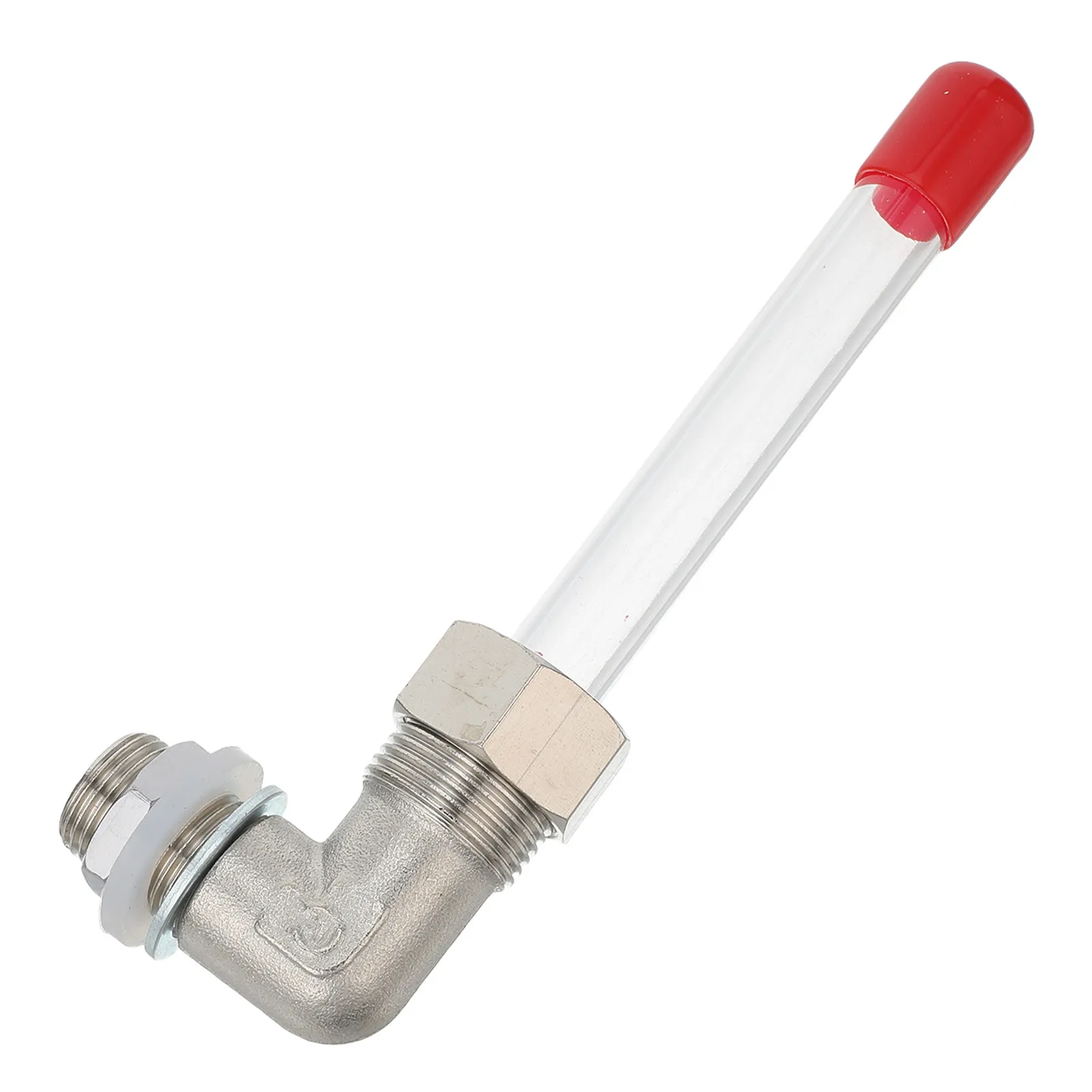Water Tank Level Gauge L-Shaped Industrial Boiler Liquid Indicator Fire Pools Workshop Application Thread 38 Accurate