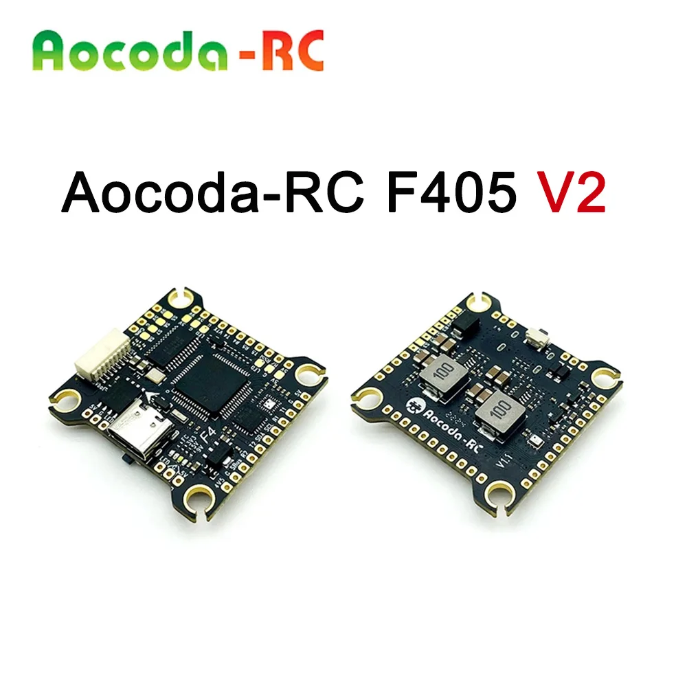 Aocoda-RC F405 V2 MPU6500 Flight Controller with OSD 16M Black Box Flight Control F4 Flight Control 30.5mm Hole 3-6S