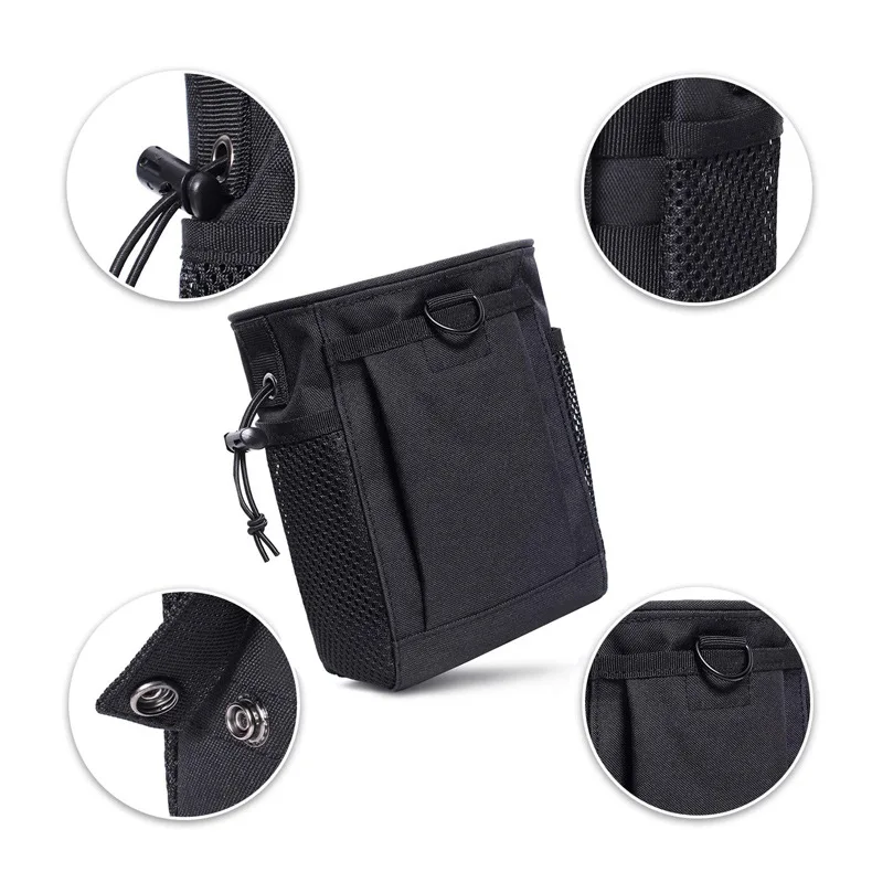 600D Nylon Portable Recycling Bag Outdoor Molle Pouch Backpack Hanging Bag EDC Gear Waist Sports Hunting Tactical Bag