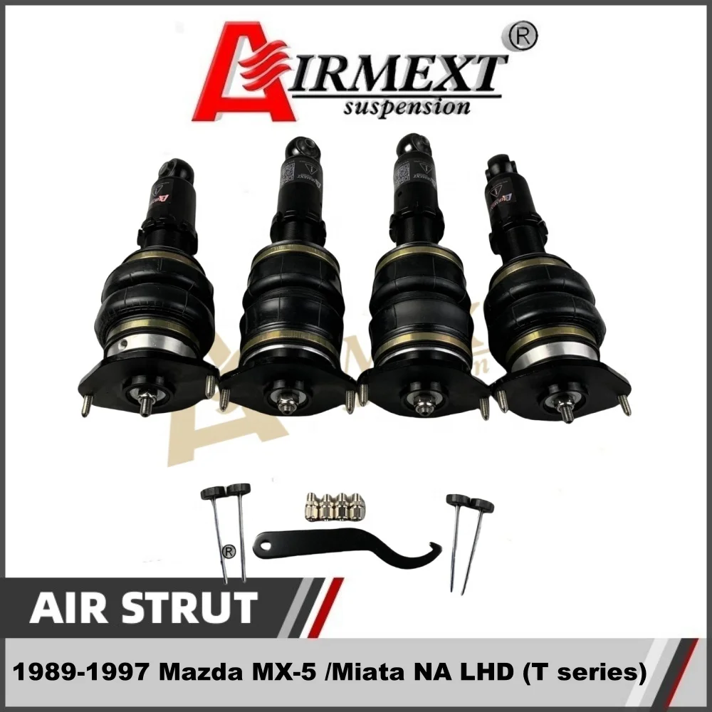 Mazda MX-5 /Miata NA LHD (1989-1997) Pneumatic Auto Parts Air Strut Coilover & Spring Assembly Chassis Adjuster Shock Absorbers