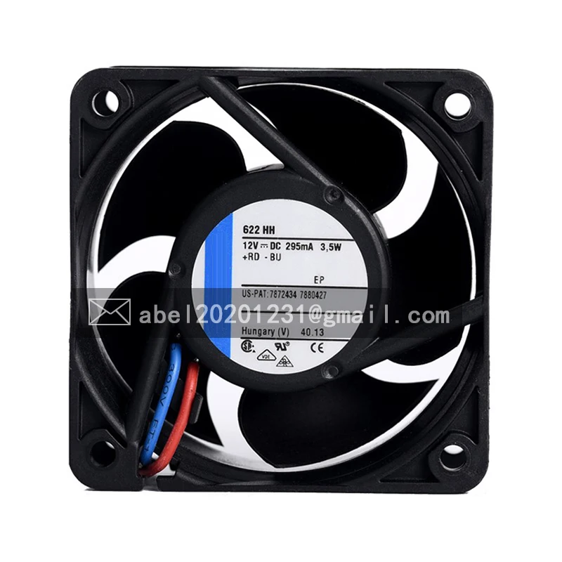 

BRAND NEW ORIGINAL 622HH 622 HH DC 12V COOLING FAN 6025 60*60*25MM