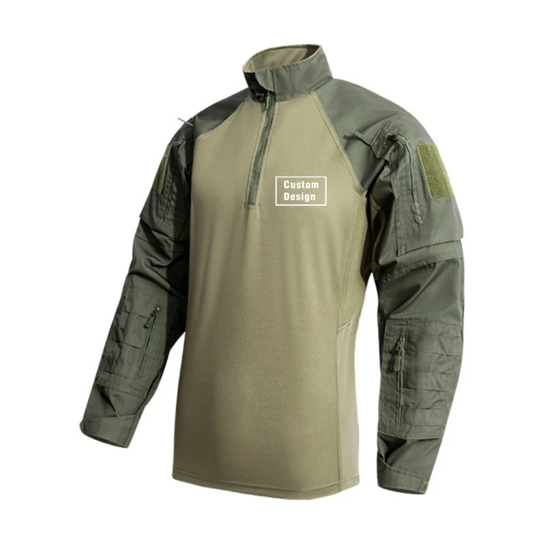Custom Design Outdoor Military UF PRO Pioneer Frog Suit Quick Drying Training G3 Tactical CP Camouflage Long Sleeve T Shirts
