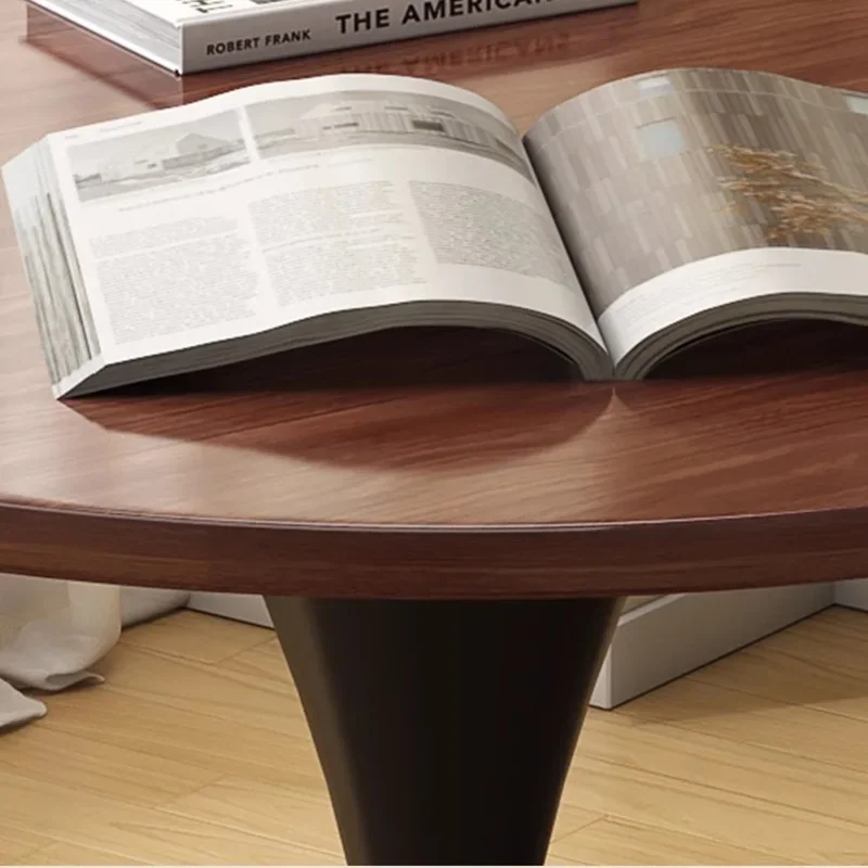 الشمال أريكة خشبية صلبة طاولة جانبية الحديثة الرجعية الأصلي مصمم مقهى طاولات الشاي الحديد الفن مقهى الأثاث Teapoy FYCT