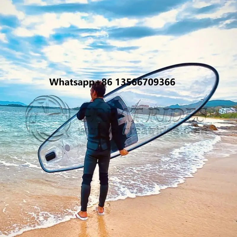 

Hot Sale Transparent Surf Board 3m Clear Sup Stand up Surfboard See Through Lake/River for Sale