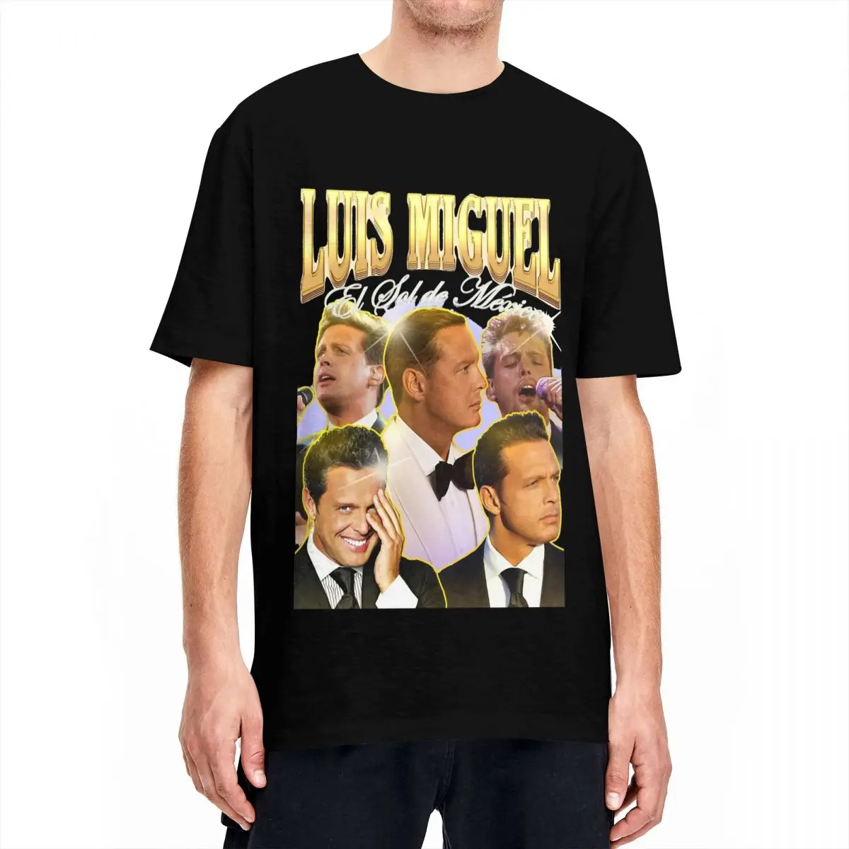 Luis Miguel Mexico T Shirt Adult Singer Vintage Cotton T Shirts Beach O Neck Hip Hop Tees Dropshipping Oversized Clothes