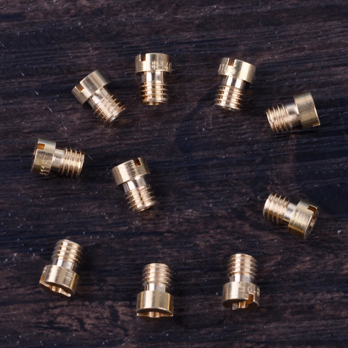 Quality 10pcs Main Fuel Jet Kit Carburetor Carb Injector Nozzle Fit for Keihin CVK (100#-140#)