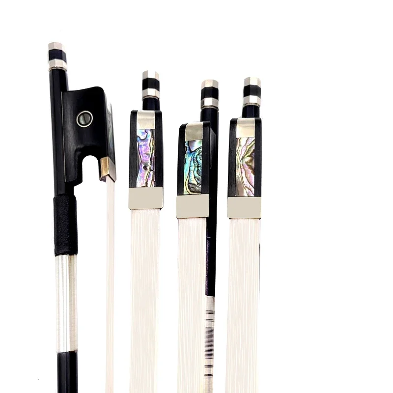 

Красивый 1 шт. черный круглый палочка из углеродного волокна 4/4,3/4,1/2 лук для виолончели, лягушка из черного дерева, сибирский конский хвост, детали для виолончели ХОРОШО