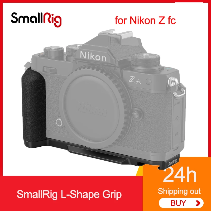 SmallRig L-Shape Grip for Nikon Z fc (Black) 4263 With 1/4