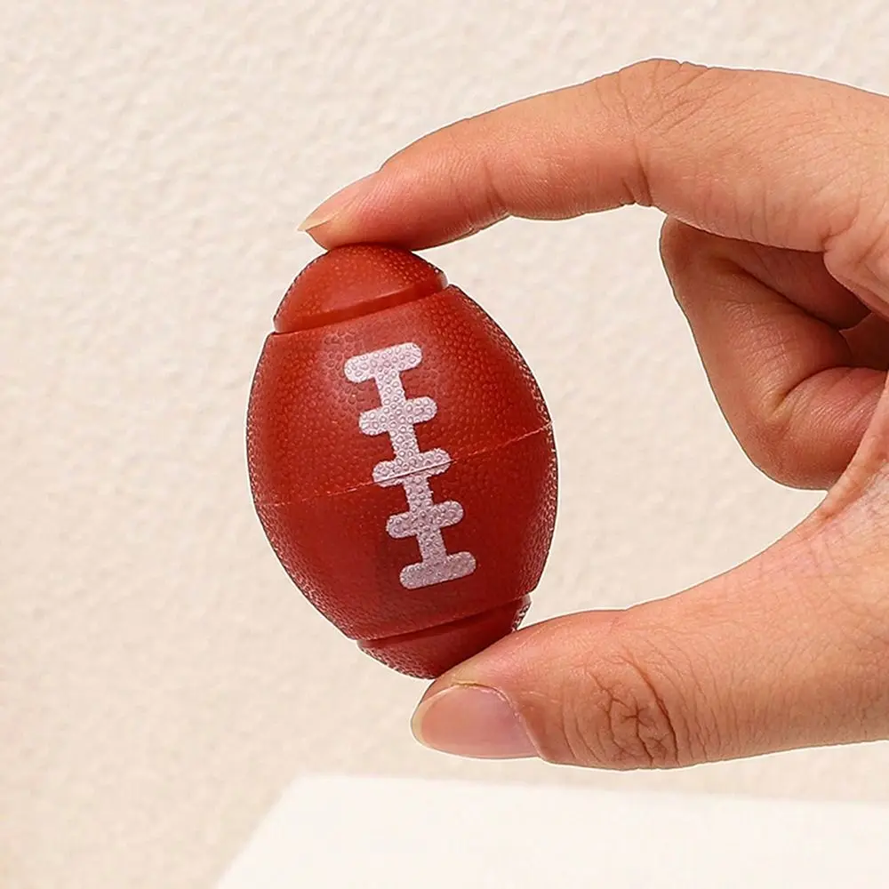 Juguetes de pelota giratoria de Rugby, Mini pelota giratoria de fútbol nueva y única, pelota giratoria relajante divertida, juego giroscópico