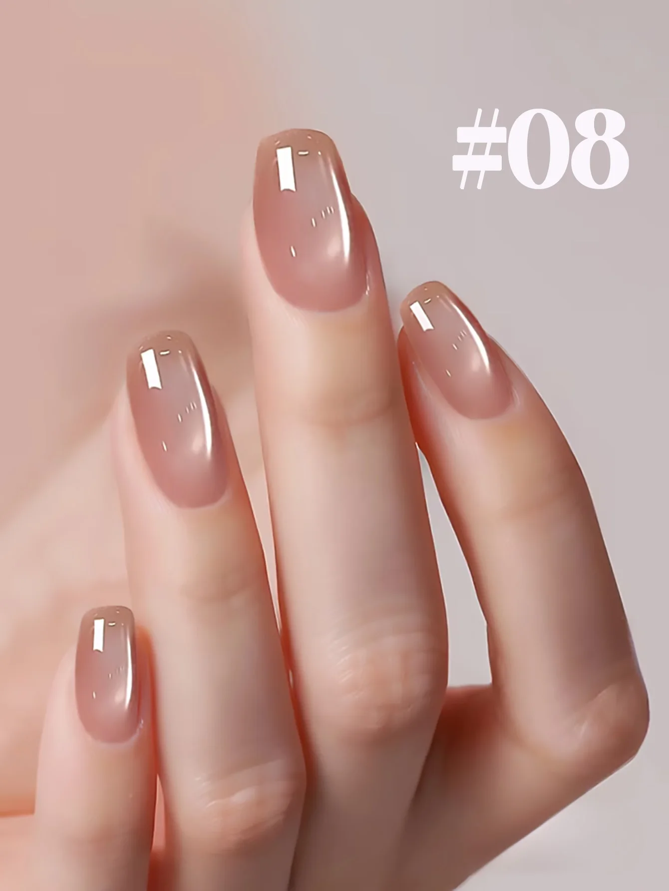 1 قطعة WS الصيف الخريف الأظافر هالوين الأظافر الجليد شفافة الأحمر الوردي الزجاج حبة القط العين هلام طلاء الأظافر الساخن بيع مسمار الفن