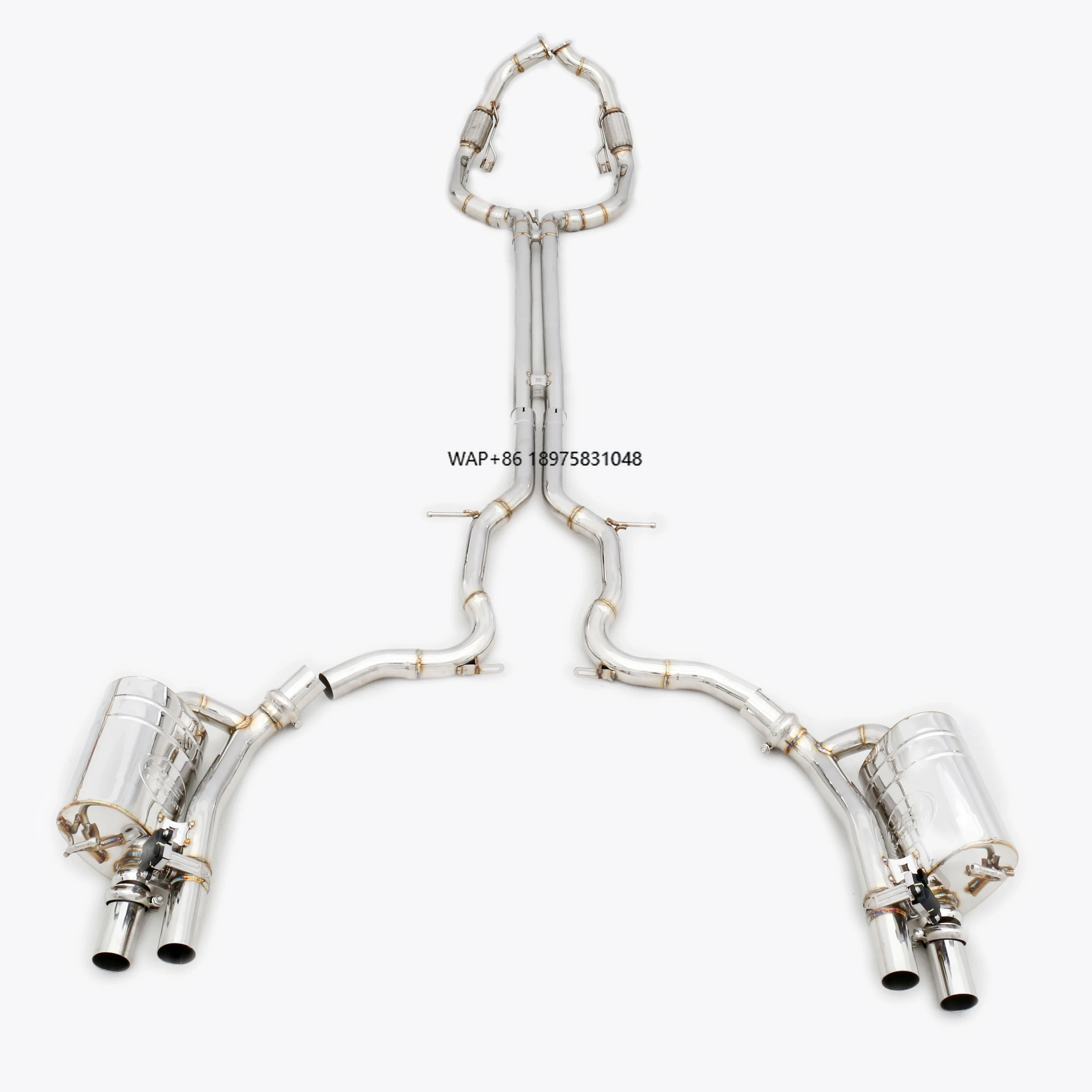 

Premium Quality Custom 304 Stainless Steel/Titanium Valved Exhaust System 971 2.9T Exclusive Exhaust Pipes