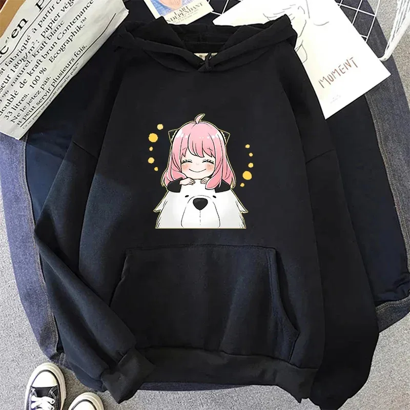 

wiwiwi 123Harajuku Anime Spy X Family Oversized Hoodie Anya Women Sweatshirts Kawaii Casual Female Streetwear Long Sleeve Clothe