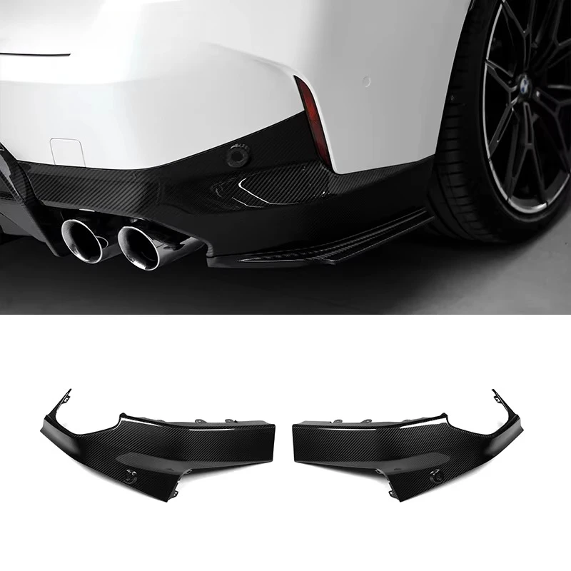 

High Quality Dry Carbon Fiber Rear Bumper Splitter for 2 Series Coupe G42 M240 2022+ OEM Style Rear Side Diffuser