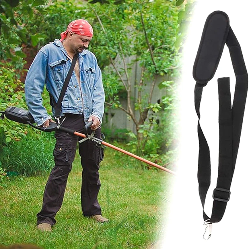 Adjustable Shoulder Strap For Brush Cutter Trimmer Lawn Mowers Single Shoulder Padded Harness Strap Trimmer Strap Tool