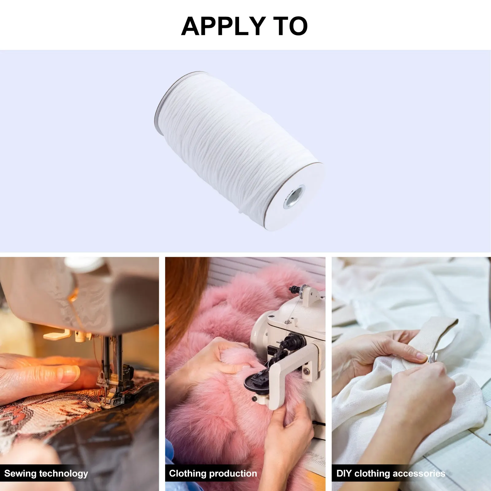 

Ear Belt Elastic Band Clothing Stretch Polyester Costume Manual Sewing Accessories