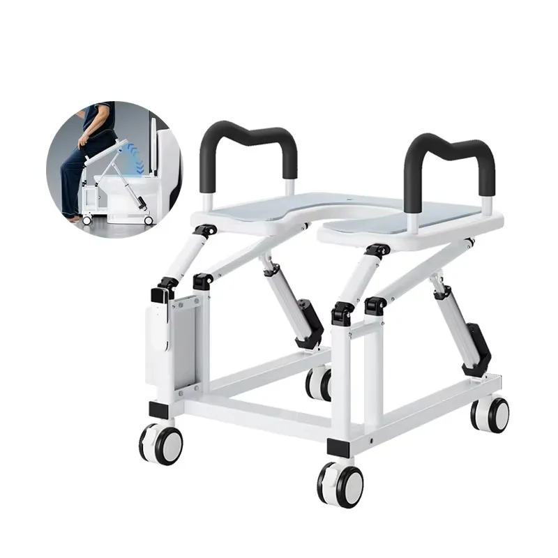 

Smart Patient Lift Aid Bedside Commode Toilet Chair Medical Supplies for Elderly Care Rehabilitation Bathroom Safety Equipment