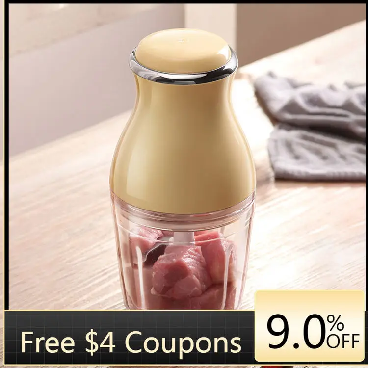 Mini Meat Grinder Electric Mixer Food Processor Electric Meat Blender Food Chopper