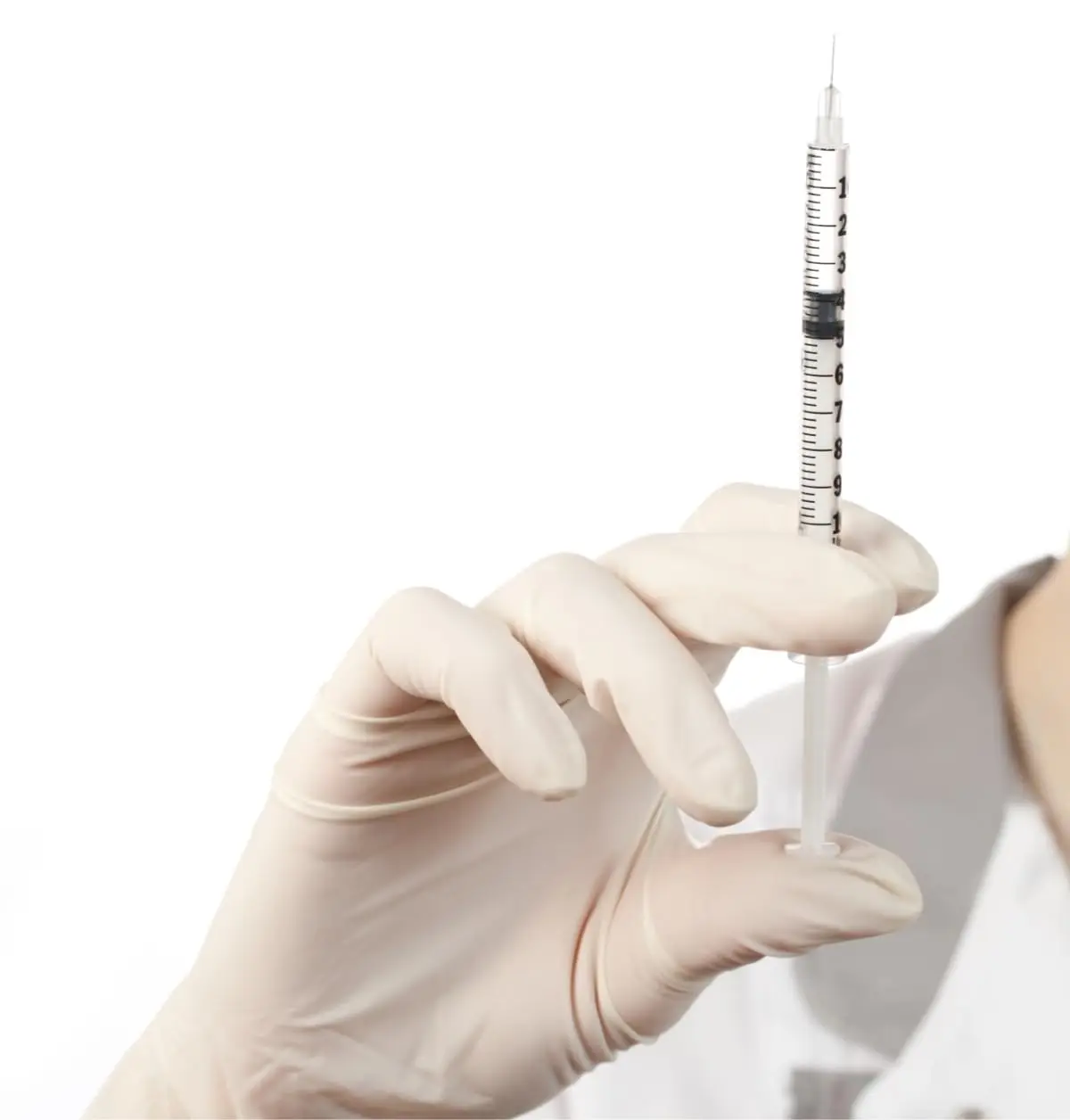 100 Stück/Karton 1 ml/1 cc 31 g 8 mm Insulinspritze mit Nadel, orangefarbener Kappe, sterilisierte, einzeln verpackte Sicherheit für den Tierbauernhof-Haustiergebrauch – Detail 3