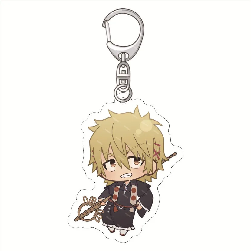 55MM Anime Blue Exorcist‌ Figure Okumura Rin Okumura Yukio Mephisto Pheles Moriyama Shiemi Acrylic Keychain Kawaii‌ Gifts view 3