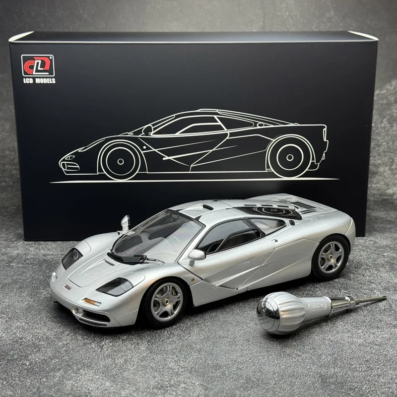 LCD 1:18 échelle en alliage moulé sous pression McLaren F1 XP5 supercar jouets voitures modèle classiques nostalgie adulte Souvenir cadeaux affichage statique