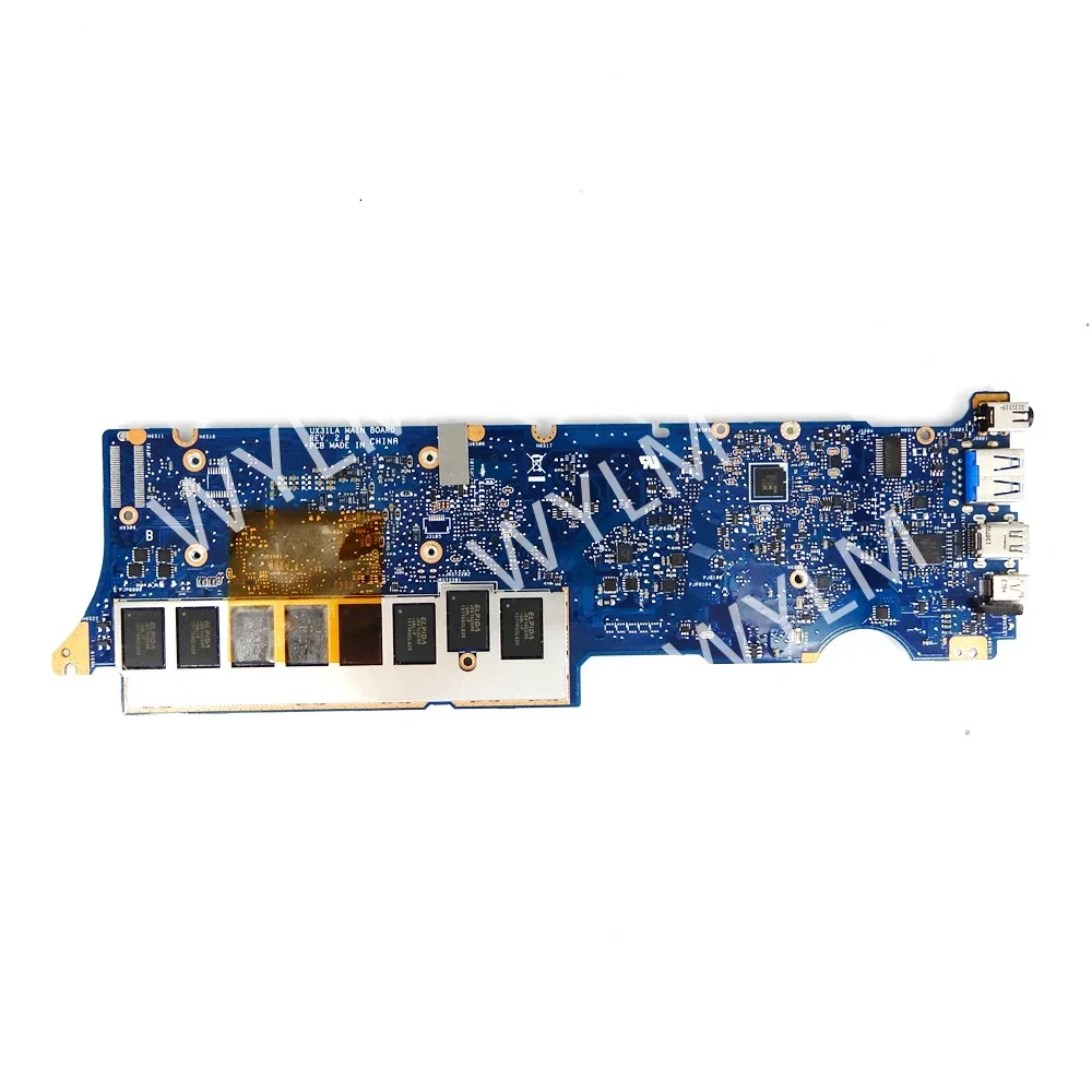 UX31LA With i7-4500U CPU 8GB-RAM Mainboard For ASUS UX31 UX31L UX31LA UX31LAA BX31LA Laptop Motherboard 100% Tested OK