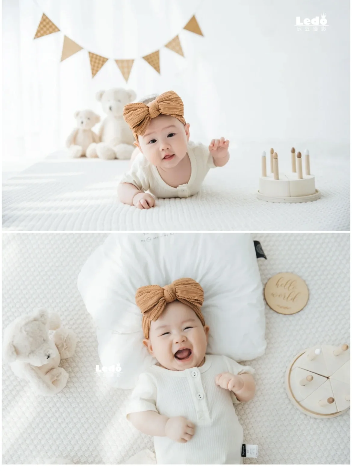 100 Day Baby Photography Props  Clothes 100 Day Photos 100 Day Photos  Clothing Minimalist Ins Style Themed Baby Photography