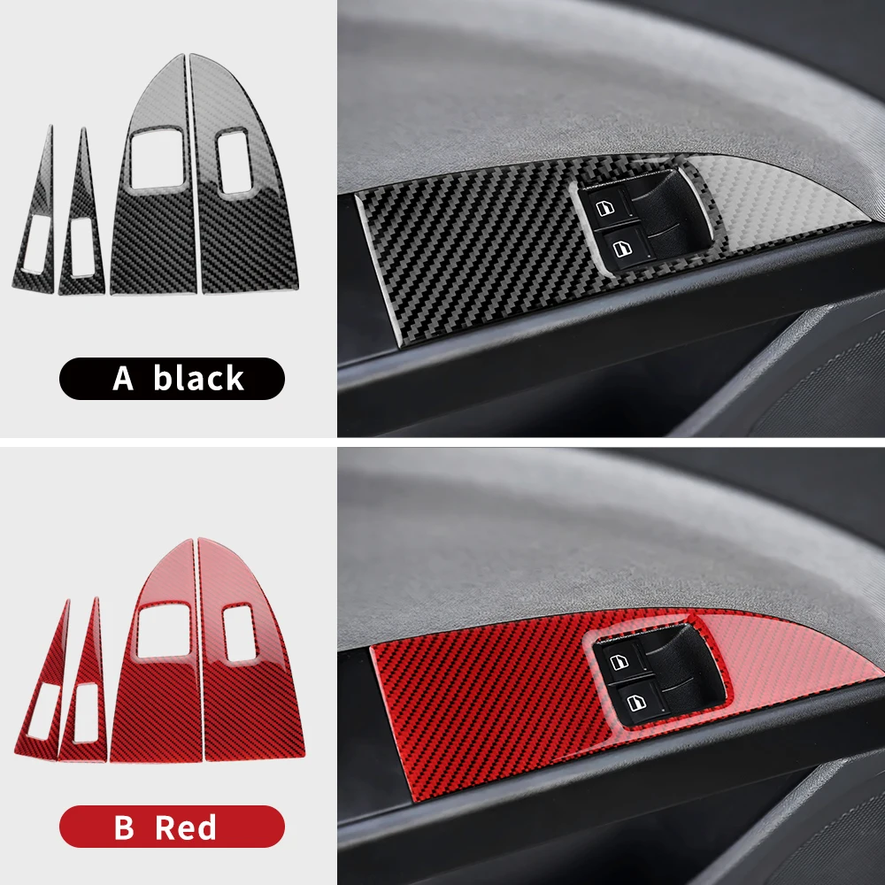 Real Soft Carbon Fiber Sticker For Seat Leon 2005 2006 2007 2008 2009 2010 2011 2012 Car Dashboard Speedometer Panel Accessories