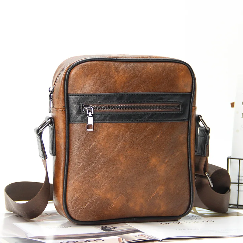 Nowa męska torba listonoszka, modna torba crossbody do dojazdów do pracy, stylowa, codzienna torba na ramię unisex