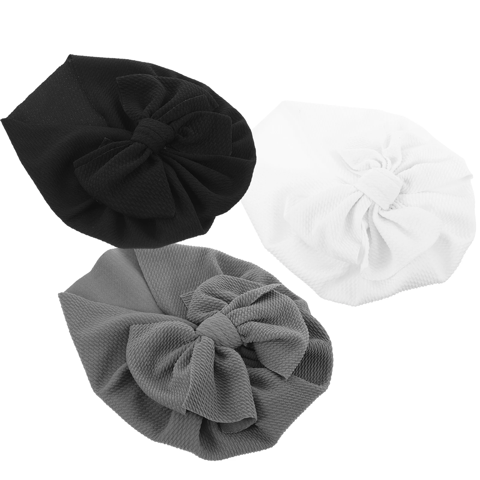 

3 Pcs Baby Hat Infant Girl Hats Beanie Bonnet Indian Newborn Fabric Infant-and-toddler-hats Child Has