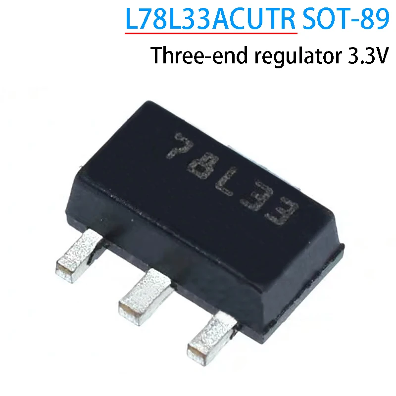 50PCS L78L33ACUTR SOT-89 L78L33AC L78L33 Three-end regulator 3.3V SOT89
